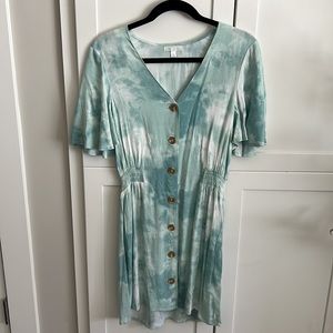 Womens Abound Tie Dye Dress Size small